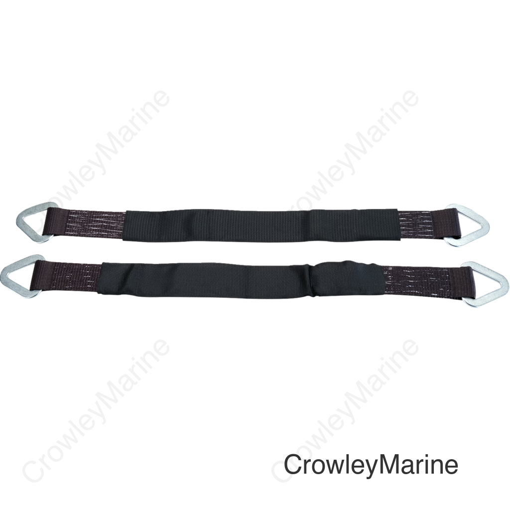 2"x30" AXLE STRAP BLK PAIR MSE