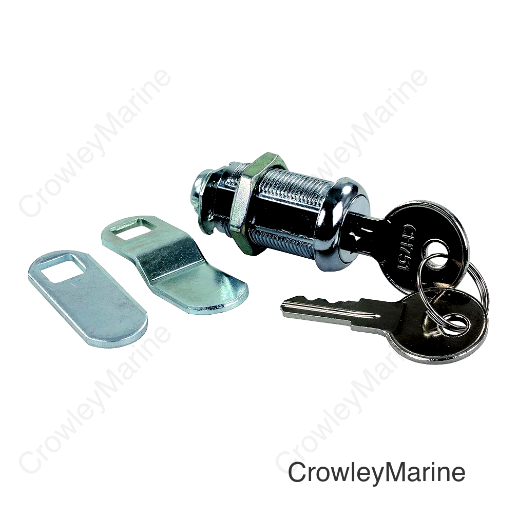 JR Products Compartment Door Key Lock, 1-1/8"