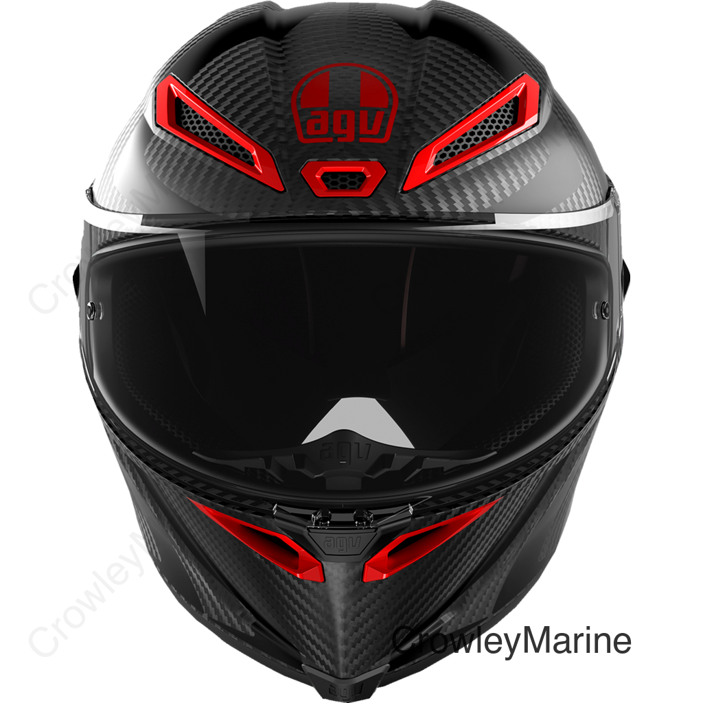 Pista GP RR Helmet - Intrepido - Matte Carbon/Black/Red - Large