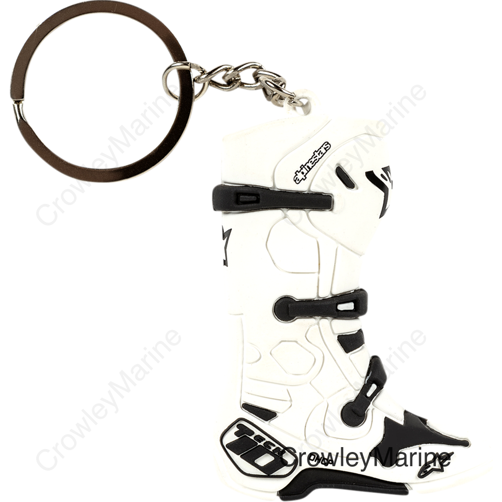 Key Fob - Tech 10 Boot - White