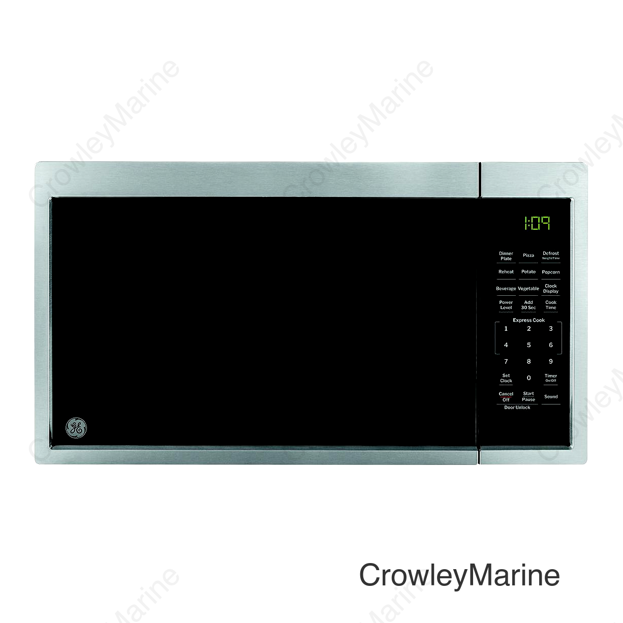 GE GCBK09N1WSS 0.9 Cu. Ft. Capacity Built-In Microwave Oven, Stainless