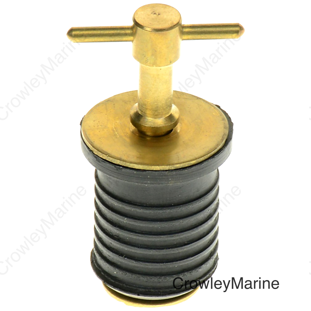 TWIST DRAIN PLUG 1' BRASS