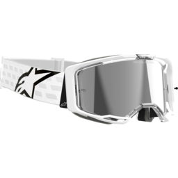 Vision 8 Goggle - Corp - White - Silver Mirror thumbnail-2