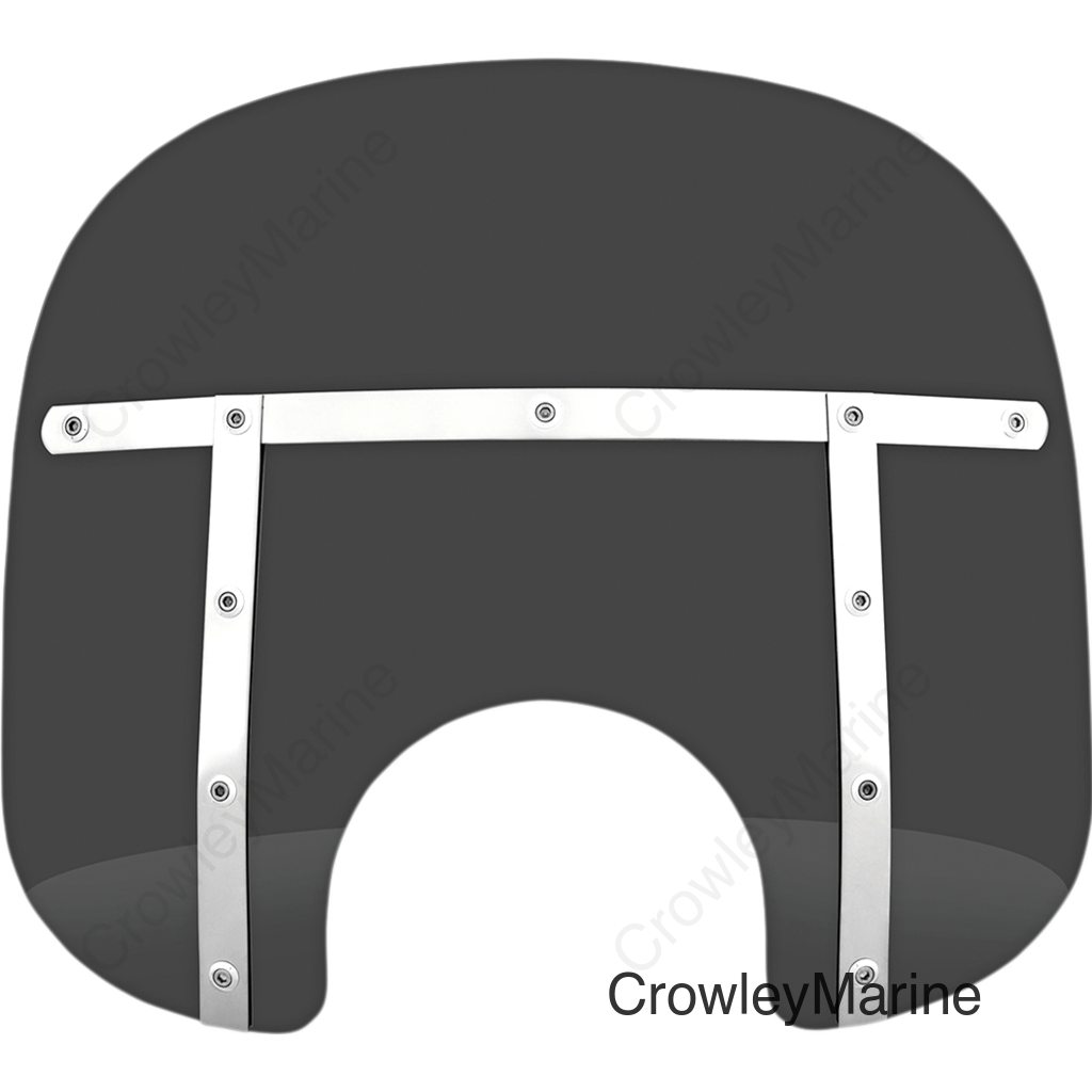 Fats Windshield - 13" - Headlight - Dark Black Smoke