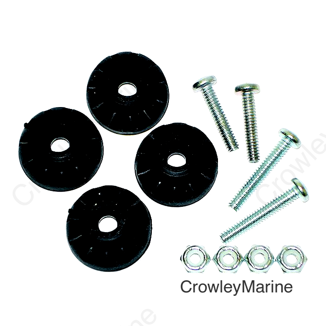 Swivl-Eze SP410 Replacement Rubber Pads for Heavy Duty Transom Saver Head