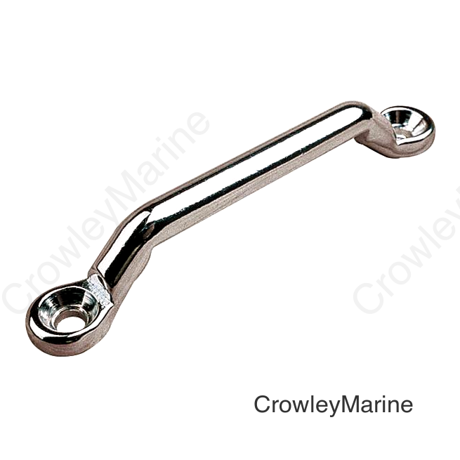 Sea-Dog 0812521 Tie Down Eye Straps, Chrome/Brass, 1 pr.