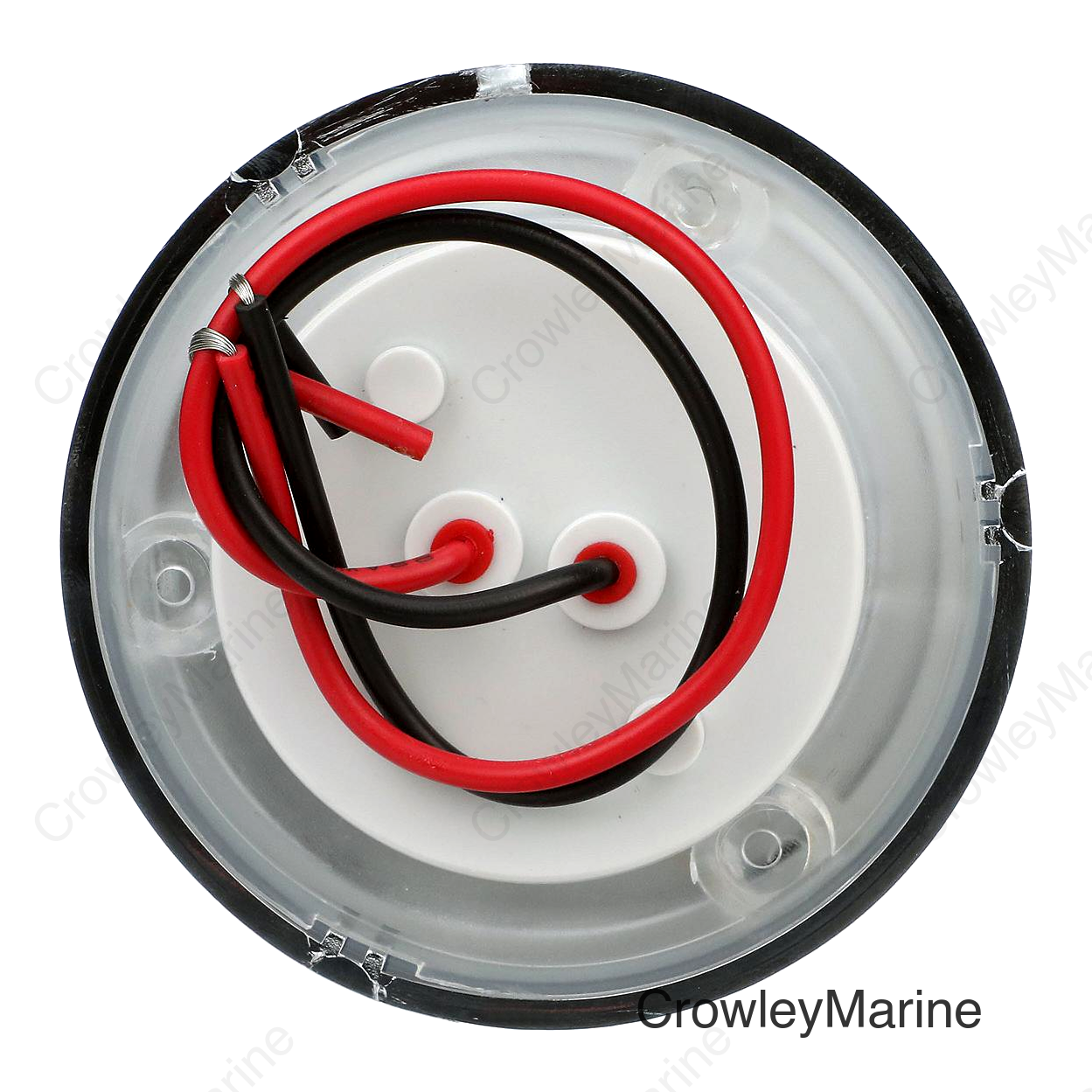 Seachoice LED Courtesy Interior Light Chrome/White Bezel, Blue LED