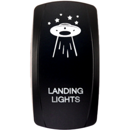 DASH SWITCH ROCKER FACE LANDING LIGHTS