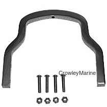 CHROME SISSY BAR 6-1/4" TALL 7-1/2 W