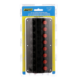 Seachoice LED 12V 8-Switch Distibution Panel, Pre-Wired, Boat Panel Mount thumbnail-0