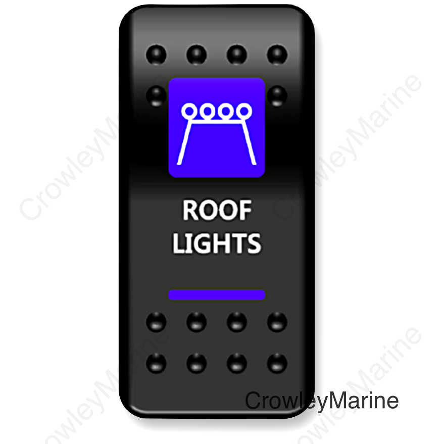 SWITCH ROCKER ROOF LIGHT