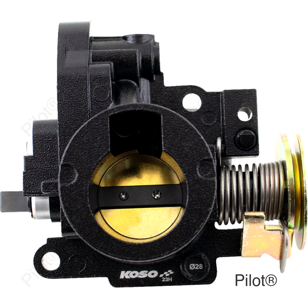 Throttle Body - Black - Honda - 28 mm
