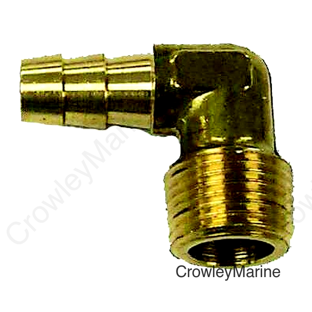 Sierra 8072 Connector, 90 Degree Elbow