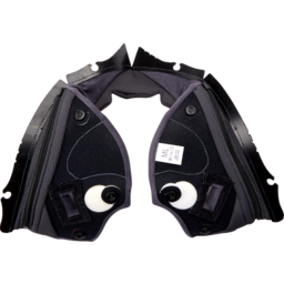 Pista GP RR Cheek Pads - Gray/Cyan - XL thumbnail-1