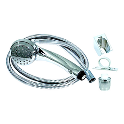 Valterra Phoenix Airfusion Hand Held RV Camping Outdoor 60" Shower Hose & Bracket Kit