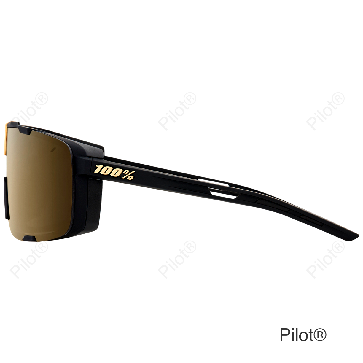Eastcraft Sunglasses - Soft Tact Black - Soft Gold Mirror