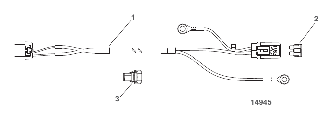 Serial Range Accessories SmartCraft - Command Module-DTS - 2002 & Up - Power Harness (DTS)