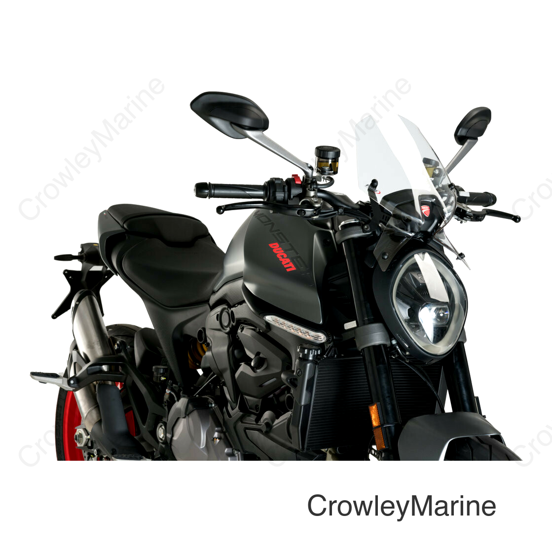 WINDSCREEN NAKED NEW GEN SPORT CLEAR DUC