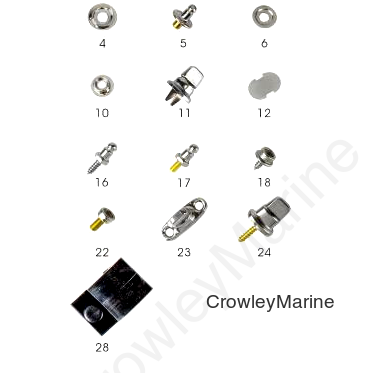 CNVS Standard/WSHR 2-PRONG CLI NCH (299102-1)