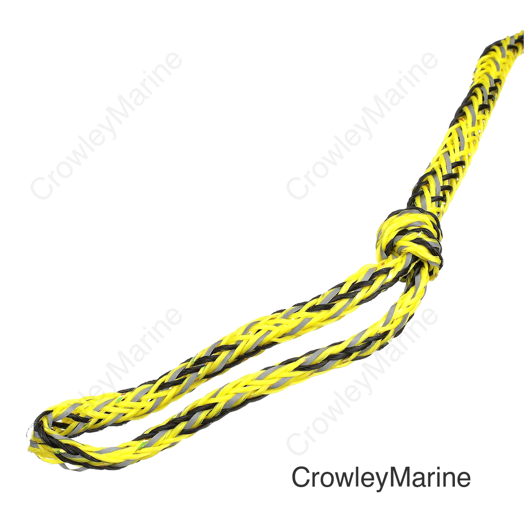 Seachoice 5-Section Reflective Wakeboard Rope, 75 Ft. Long, 15 In. Handle w/ Textured EVA Grip
