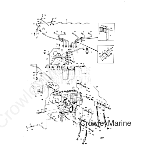 Nut - Volvo Penta (417110)