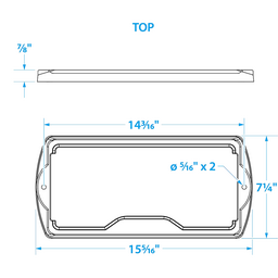 Seachoice Premium Battery Tray with Stainless Steel Hardware, 29 Series thumbnail-0