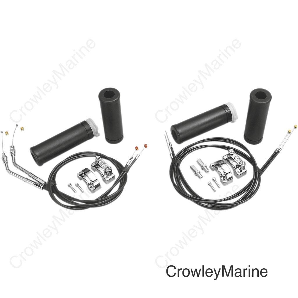 S&S Cycle 1in Handlebars 2-Cable Throttle Assembly Cable - 39in