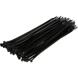 Seachoice Cable Ties, 11 in. Long, 50 Lbs. Max Load, UV Black, Pack of 100 thumbnail-0