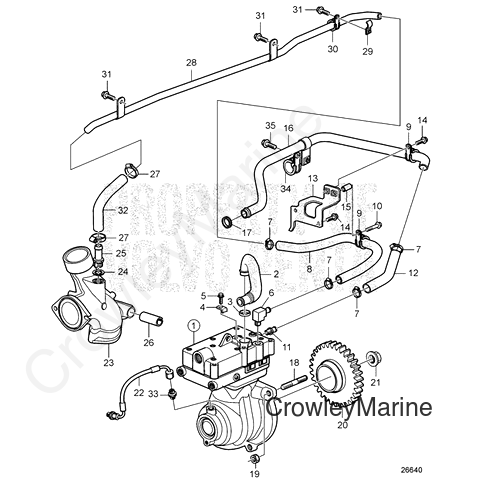 Bracket(V2) - Volvo Penta (21144352)