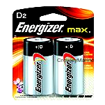 Energizer E95BP2 D Energizer Batteries, 2/pk @12
