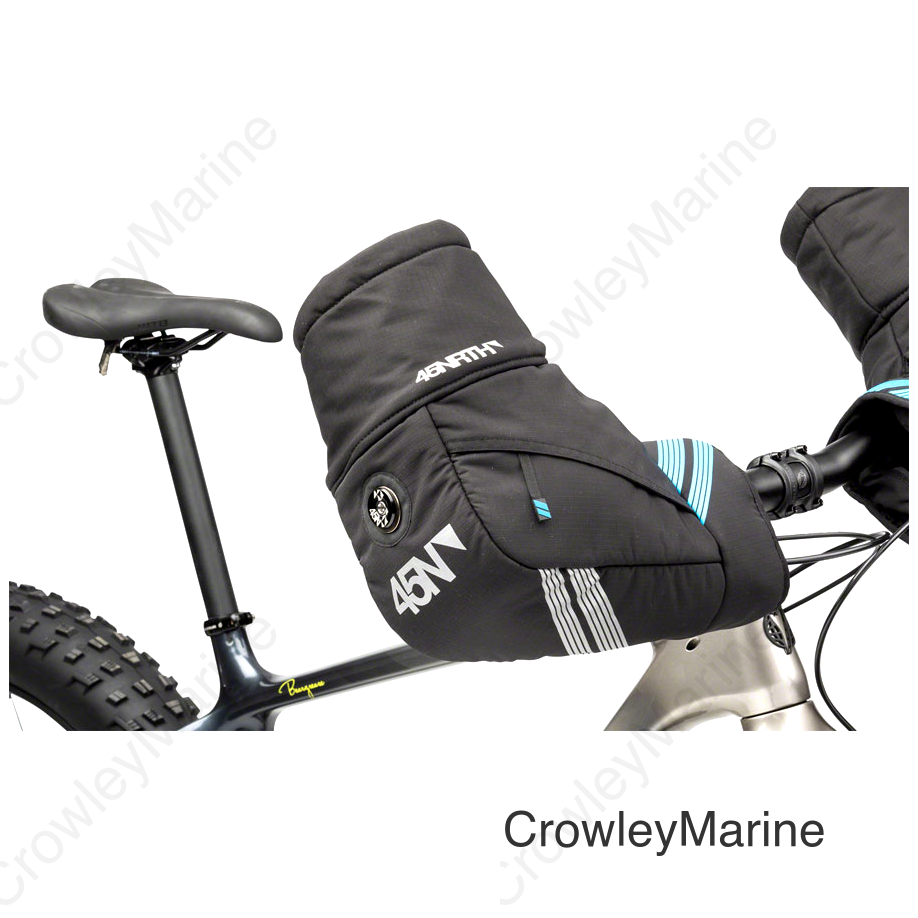45NRTH Cobrafist Flat Bar Pogies - Black One Size