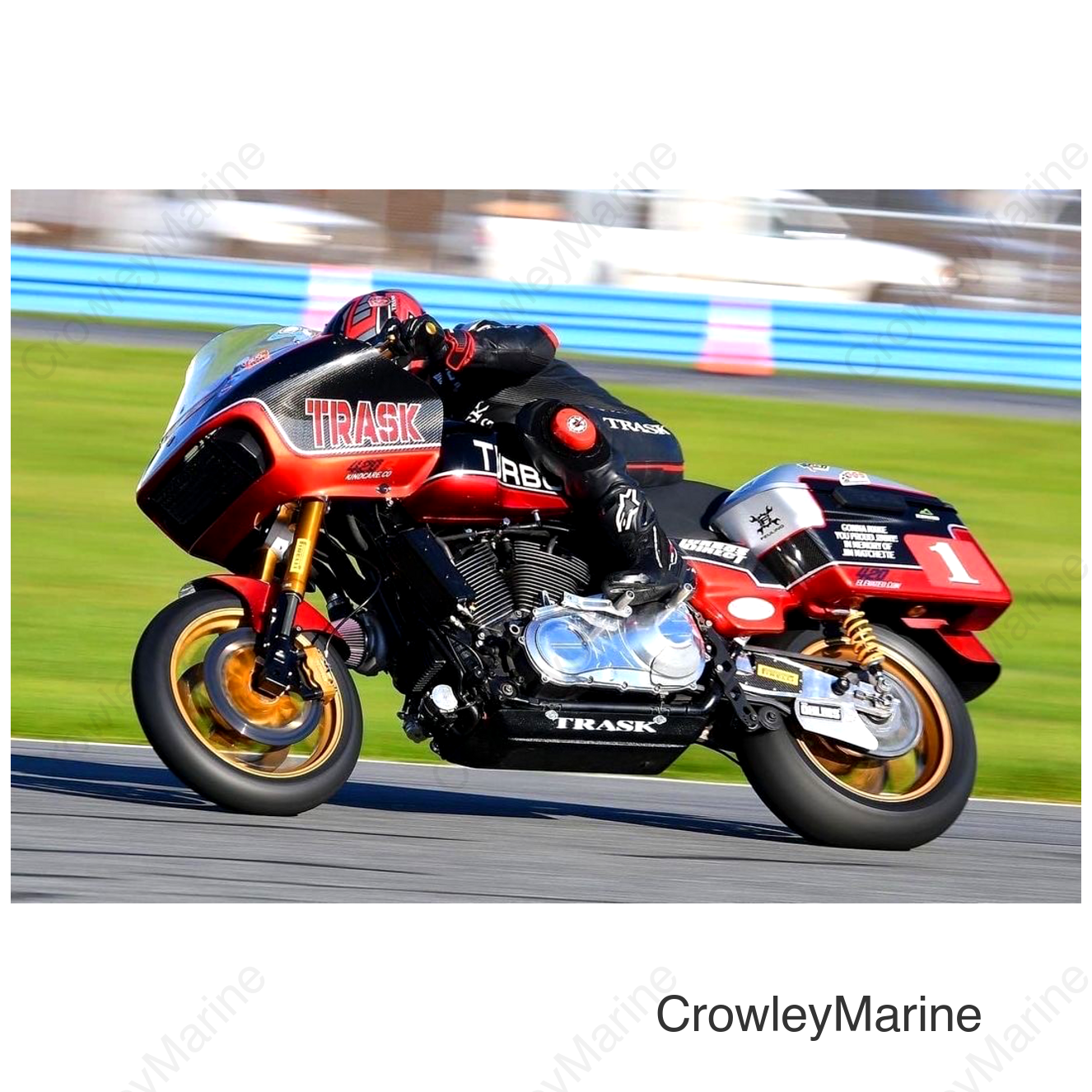 Frame Mount Oil Cooler Kit - Gloss Black - M8 Touring/Trike