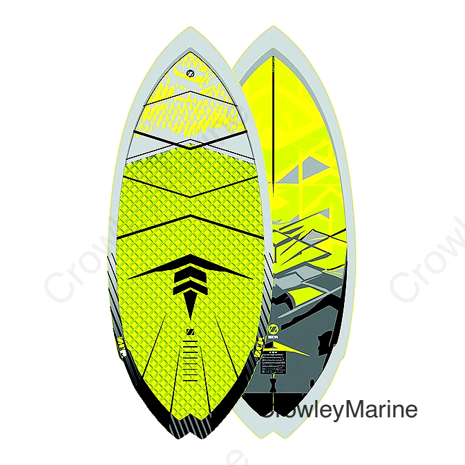 ZUP ZUP04649 Hornet Skim-style Wakesurfer, 4'11"