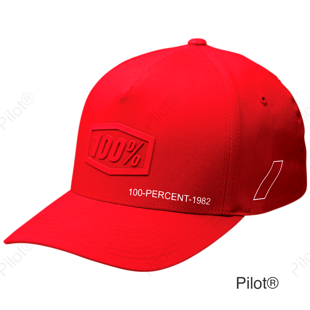 Youth Shadow Snapback Hat - Red - One Size