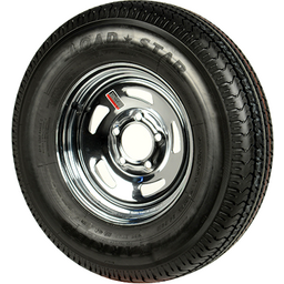 ST205/75R14"; 5-Hole Chrome Directional Rim; Load Range C