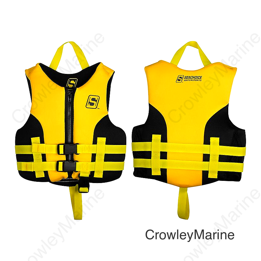 Seachoice 85121 Evoprene Multi-Sport Vest, Yellow/Black, Child