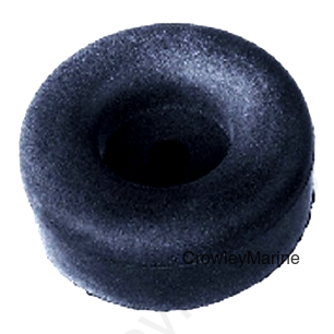 Bumper, Rubber Round 1"x 2 1/2" Diameter, 3/8" Hole (385800)