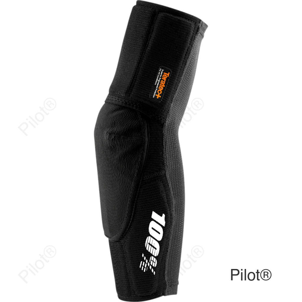 Teratec Plus Elbow Guards - Black - Large
