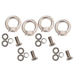 Fishbone Offroad Jeep Storage/Bed Rack Tie Down Kit Stainless Steel thumbnail-2