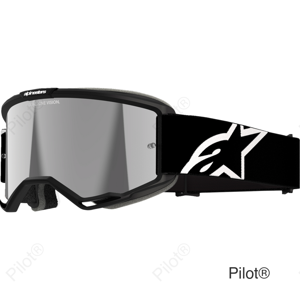 Vision 5 Goggle - Corp - Black - Silver Mirror