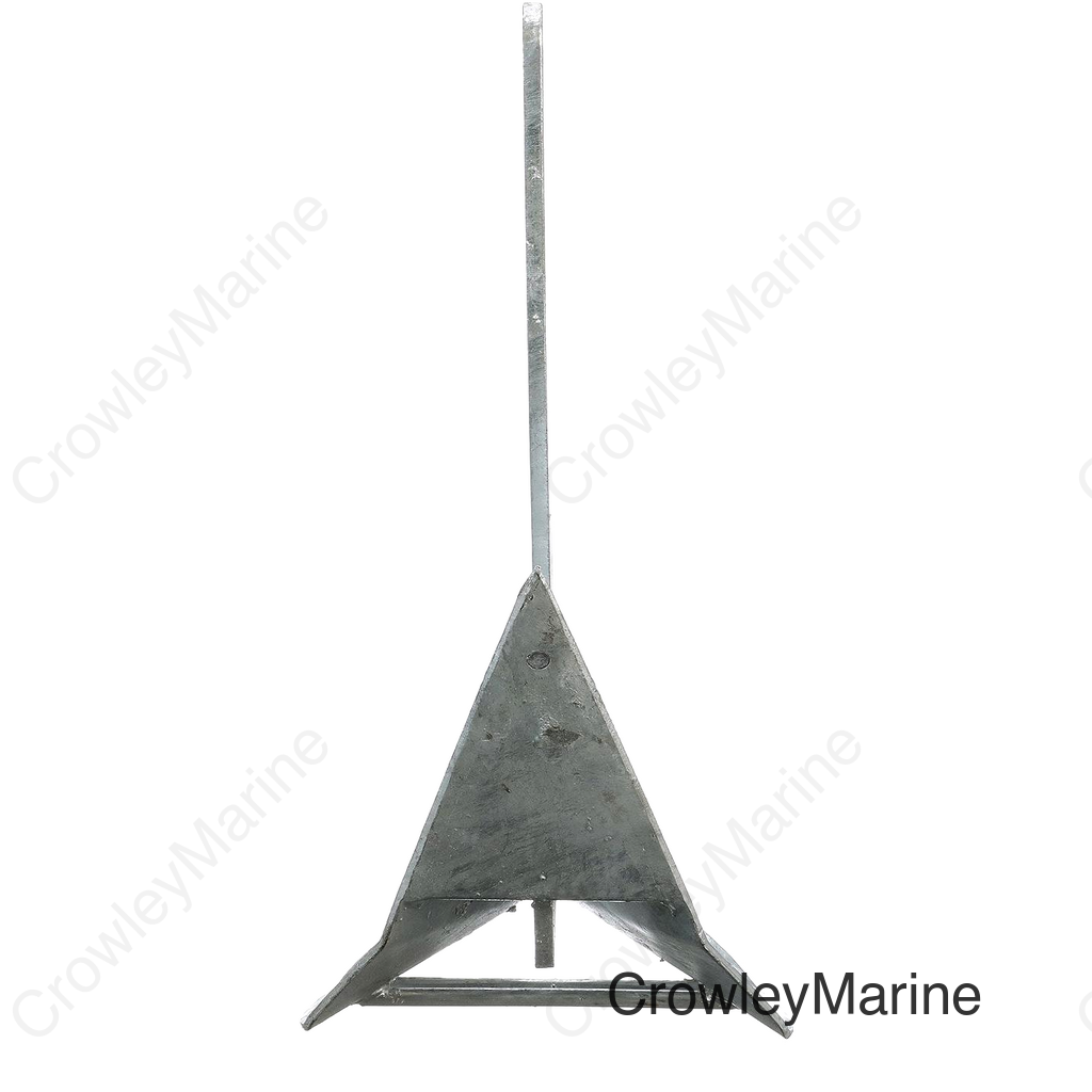 Seachoice Plow Boat Anchor, Hot-Dipped Galvanized Steel, 22 Lbs., For Boats 32-41 Ft.