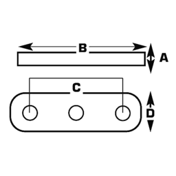 Light-Duty Axle U-Bolt Plate thumbnail-1