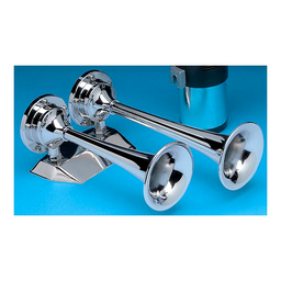 Marinco Dual Trumpet Mini Air Horn Chrome Plated thumbnail-0