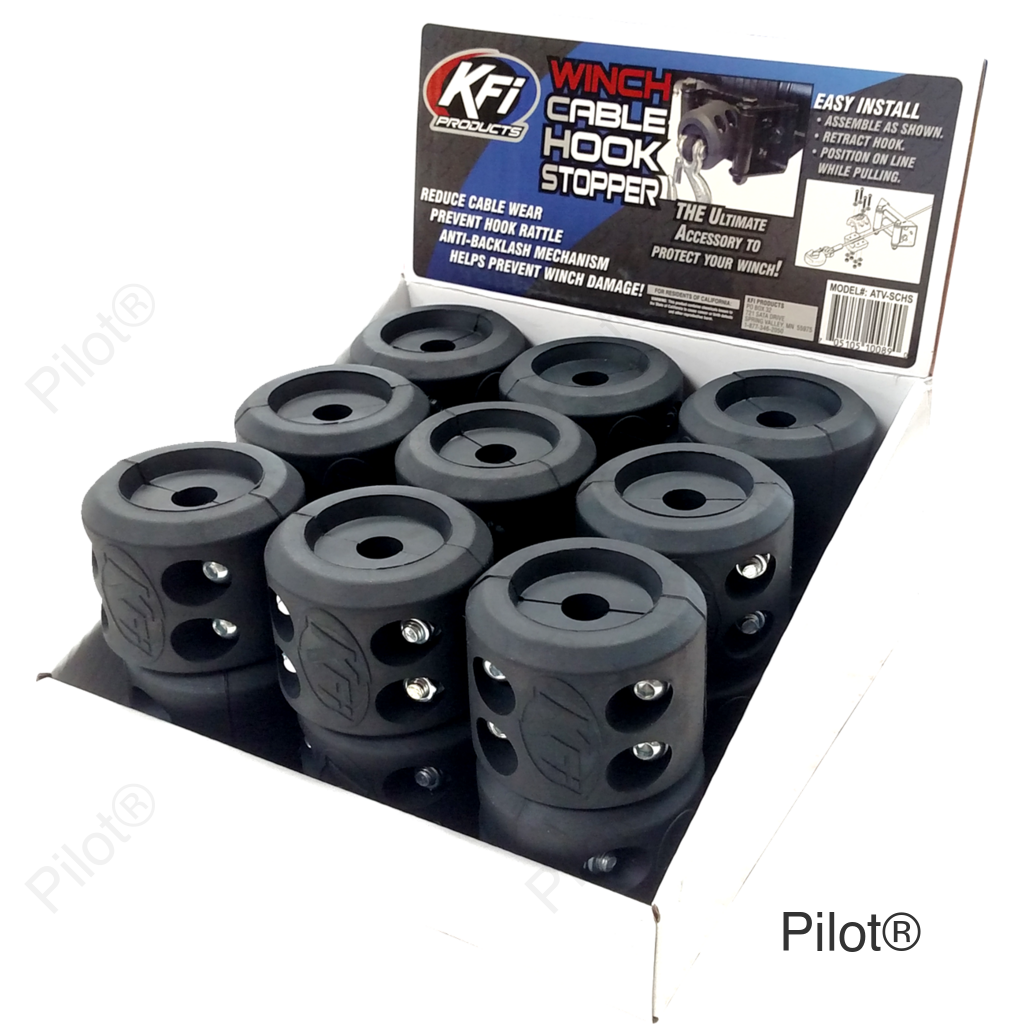 Split Cable Hook Stopper - 18 Pack - Counter Top