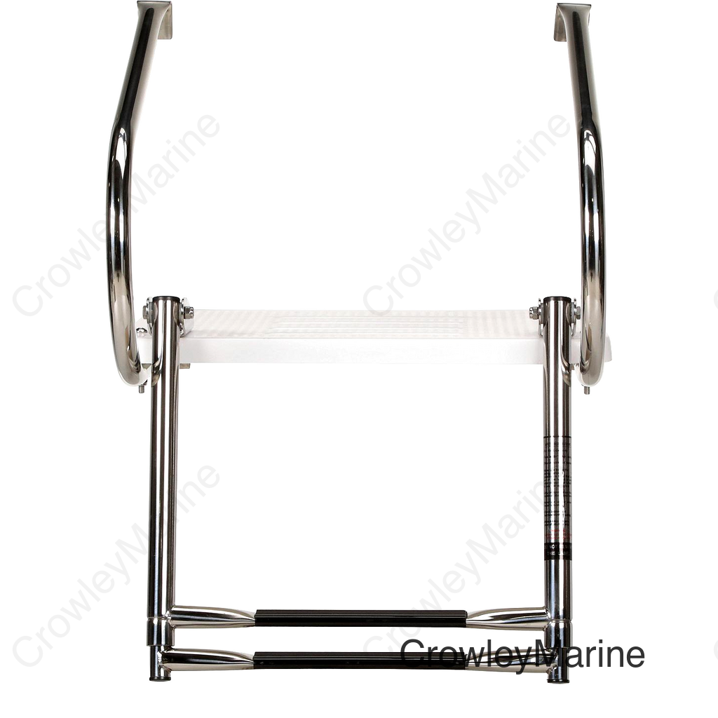 Seachoice Universal Swim Platform w/ Top-Mount Telescoping Ladder, 2 Step Ladder, Inboard/Outboard