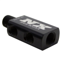 Nitrous Express Compact Distribution Block w/Gauge Port thumbnail-0