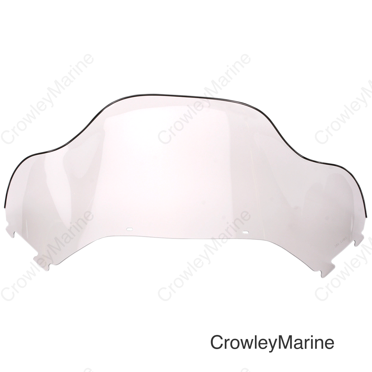 Windshield - 14" - Smoke - Low