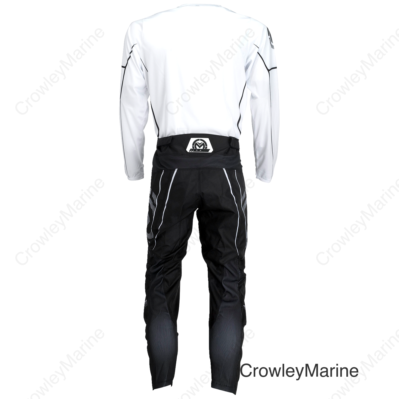 PANT QUALIFIER BK/WH 30