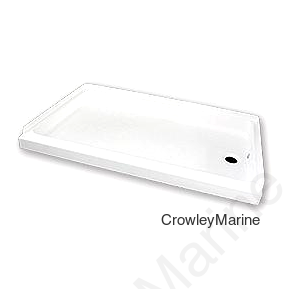 Specialty Recreation SP2436WR Right Drain Shower Base, 24" x 36", White