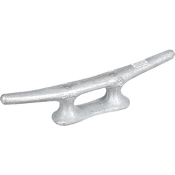Seachoice Open Base Dock Cleat, Galvanized Gray Iron, 12 In. thumbnail-2